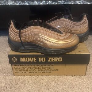 Nike Air Max 97 Metallic Bronze Black Sneakers
